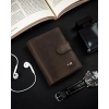 Nubukowy portfel męski z systemem RFID Protect — Peterson