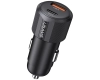 Ładowarka samochodowa USAMS YT Series    CC283 60W 1xUSB-A 1xUSB-C czarny