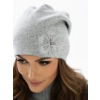 Czapka szara elegancka unisex do codziennego noszenia zapach
