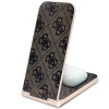 Guess składana ład. indukcyjna2w1 GUDCFAL4PEGW 15W brązowy/brown 4G Pattern MagSafe