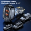 USAMS Ład. sam. 2xUSB+1xUSB-C 80WFast Charge niebieski/blue CC159CC02 (US-CC159)
