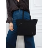 Torebka shopper bag torba damska duża czarna na ramię shopperka a4 PETERSON