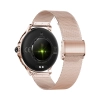 Smartwatch Damski VELTORI VT320-1 Złota Bransoleta + Różowy Pasek Silikonowy