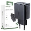 Acefast szybka ładowarka sieciowa USB Typ C 20W Power Delivery czarny (A1 EU black)