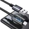 USAMS Kabel USB na Micro-USB 2A 1,2mFast Charging stalowy/tarnish SJ668USB01 (US-SJ668)