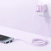 MCDODO KABEL KĄTOWY USB LIGHTNING PŁASKI 36W DO IPHONE 13 14 NIEBIESKI 1M