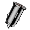 Ładowarka samochodowa Baseus Circular 2xUSB QC3.0 5A 30W (czarna)