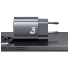 Ładowarka sieciowa USAMS CC290 T66 45W   GaN 1xUSB-A 1xUSB-C tarnish