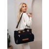 Torba na wózek spacerowy elegancka praktyczna czarna zapach