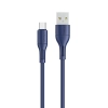 USAMS Kabel U68 microUSB 2A Fast Charge1m niebieski/blue SJ502USB03 (US-SJ502)