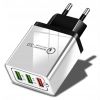 CO2 SZYBKA ŁADOWARKA SIECIOWA 3X USB DO SAMSUNG TELEFONU QUICK CHARGE 3.0 18W