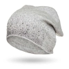 Czapka beanie PETERSON damska z efektownym wzorem ciepła