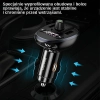 USAMS Zestaw głośnomówiący C21z transmiterem FM, Bluetooth 5.0, MP3, 2xUSB 3,4A czarny/black CC115GC01 (US-CC115)