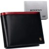 Klasyczny skórzany portfel z systemem RFID Protect — Rovicky