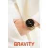 Smartwatch Gravity Złoty Pasek + Bransoleta GT11-1