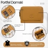 Portfel damski skórzany żółty duży Paolo Peruzzi z RFID