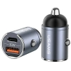 USAMS Ład. sam. 1xUSB+1xUSB-C C38 30WPD Fast Charge z wbudowanym pieścieniem fioletowy/purple CC206CC02 (US-CC206)
