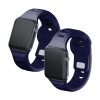 42/44/45/46/49 mm Ocean Blue (big) - 3mk Silicone Watch Strap for Apple