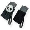 Nimmy Zestaw 3w1 torebka na telefon +    portfel + etui na lokalizator czarny/black Big Eyed Pet 2.0 Panda
