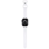 Hello Kitty Pasek HKAWMSDIEZK Apple Watch 38/40/41mm czarny/black strap Silicone Bows & Stripes