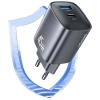 Ładowarka sieciowa USAMS CC290 T66 45W   GaN 1xUSB-A 1xUSB-C tarnish