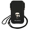 Karl Lagerfeld Torebka KLHCP12MOPHKMK6,1 czarny/black hardcase Saffiano Ikonik Karl`s