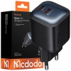 MCDODO SZYBKA ŁADOWARKA SIECIOWA DO TELEFONU ZASILACZ 2X USB-C PD GAN 45W