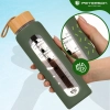 Butelka na wodę szklana motywacyjna szczelna bidon osłona Peterson 960 ml