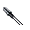 JELLICO ładowarka samochodowa F4 PD 20W 1xUSB-C + 1xUSB QC3.0 + kabel USB-C Czarny