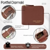 Portfel damski skórzany mały z RFID Paolo Peruzzi poziomy