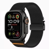 TECH-PROTECT NYLON CLASP APPLE WATCH 6 / 7 / 8 / 9 / 10 / SE / ULTRA 1 / 2 (44 / 45 / 46 / 49 MM) BLACK
