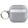 Etui Karl Lagerfeld Monogram Karl Head   do AirPods 4 srebrny
