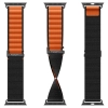 Pasek Pasek Spigen WBF1 na Apple Watch 44 / 45 / 46 / 49 mm - czarno-pomarańczowy