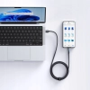 MCDODO KABEL USB-A USB-C SZYBKIE ŁADOWANIE USB TYP C 6A 100W 1M LED CZARNY