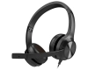 Creative Słuchawki przewodowe            z mikrofonem Chat USB czarny/black USB-C