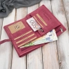 Portfel damski skórzany wiśniowy duży vintage w orientacji poziomej z RFID Paolo Peruzzi T-134-HCH