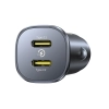 Ładowarka samochodowa Baseus GoTrip 2 x USB-C 30W - czarna
