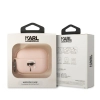 Karl Lagerfeld KLAP2RUNIKP AirPods Pro 2 (2022/2023) cover różowy/pink Silicone Karl Head 3D