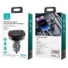 USAMS Ład. sam. 1xUSB-C 3xUSB-A C34 48W3A+C PD Fast Charge czarny/black CC170CC01 (US-CC170)