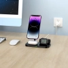 TECH-PROTECT QI15W-A22 3IN1 MAGNETIC MAGSAFE WIRELESS CHARGER BLACK