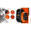 Smartwatch GIEWONT czarno pomarańczowy elegancki do noszenia