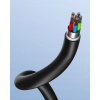 INNOSTYLE JAZZY KABEL USB LIGHTNING MFI SZYBKIEGO ŁADOWANIA DO IPHONE KEVLAR 2M CZARNY