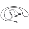 Słuchawki przewodowe Samsung EO-IC100BBE USB-C Stereo Hi-Fi (OOB Bulk - opakowanie zastępcze) - czarne