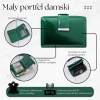 Portfel damski skórzany lakierowany mały z ochroną RFID