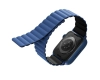 UNIQ pasek Revix Apple Watch Series1/2/3/4/5/6/7/8/9/SE/SE2/Ultra/Ultra 2 42/44/45/49mm. Reversible Magnetic czarny-niebieski/black-blue