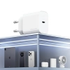 USAMS Ład. siec. 1xUSB-C T65 PD20W(only head) PD Fast Charging biały/white CC226TC01 (US-CC226)