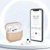 Etui Tech-Protect Silicone na Apple AirPods 4 - beżowe