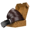 Pasek PU+skóra 35 mm PTN AB35-115-03-PUL BROWN