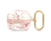 Guess GUA3HCHMAP AirPods 3 cover różowy/pink Marble Strap Collection