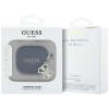 Guess GUA4LECG4K AirPods 4 cover         czarny/black Silicone 4G Charm